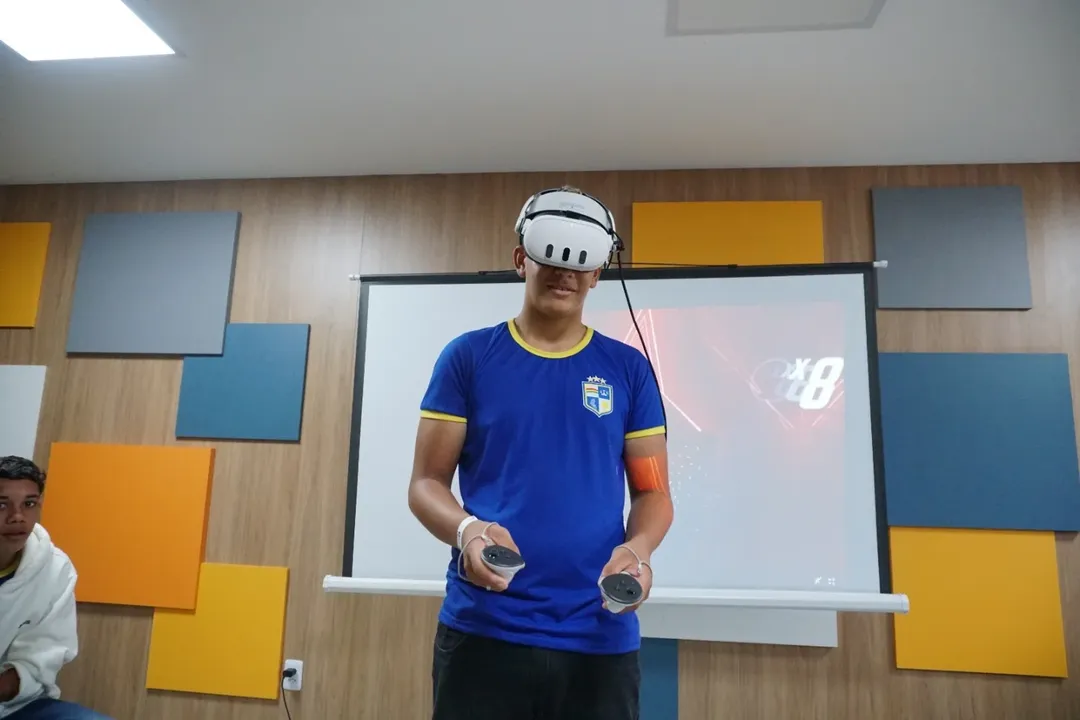 Experiência de realidade virtual